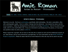 Tablet Screenshot of amieroman.ca